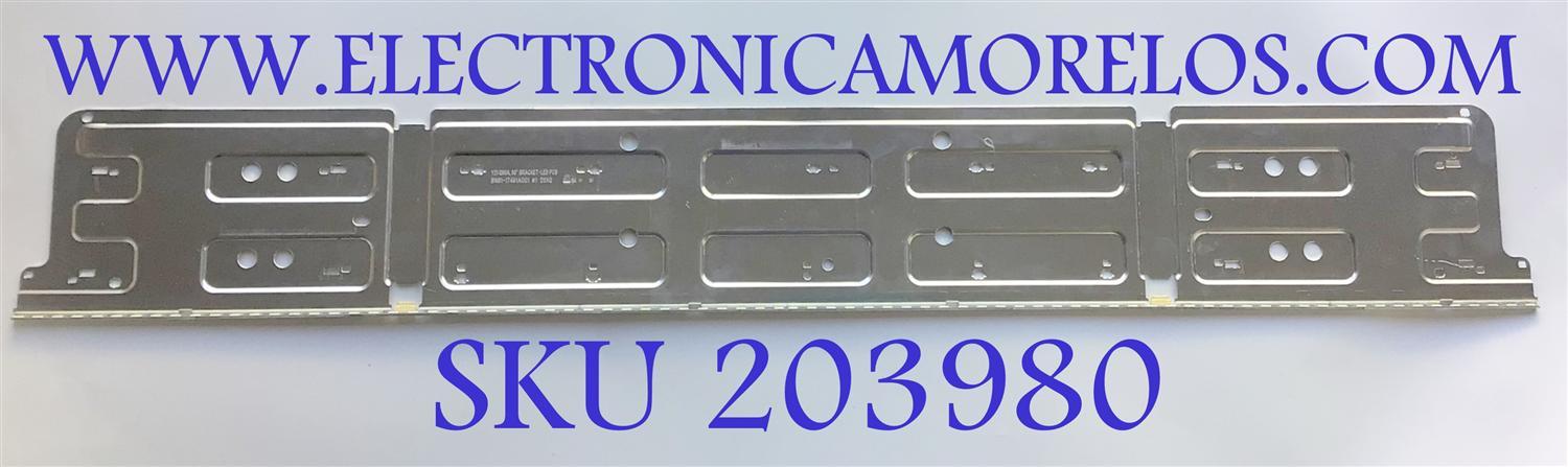 LED PARA TV SAMSUNG / NUMERO DE PARTE BN96-52597A / LM41-01041A / LM4101041A / Q500C-64 / L1_AU8/9K_E0 / BN61-17491A / BN61-17491A001 / PANEL CY-SA050HGAV4H / MODELOS HG50AU800NFXZA / UN50AU8000FXZA / (MEDIDAS 1.09M X 15CM)